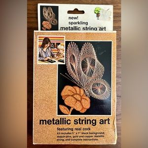 Metallic String Art Sunrise Butterfly kit